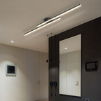 Modern LED Ceiling Lamp Aluminum Semi Flush Mount Light