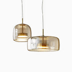 Modern Glass Pendant Light LED Hanging Ceiling Lamp