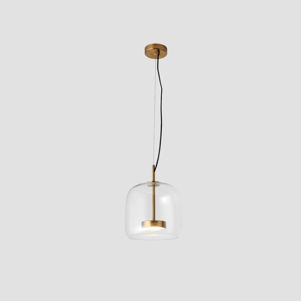 Modern Glass Pendant Light LED Hanging Ceiling Lamp