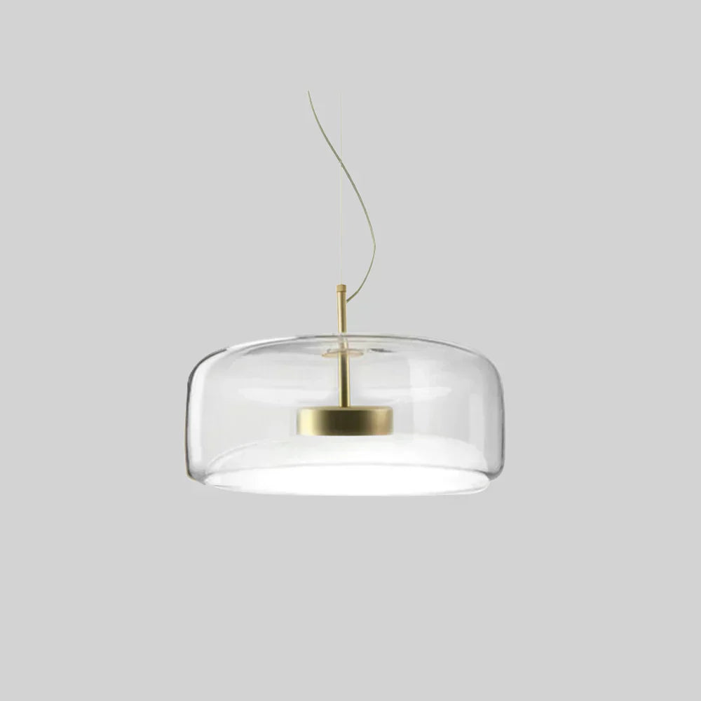 Modern Glass Pendant Light LED Hanging Ceiling Lamp