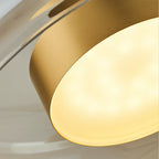 Modern Glass Pendant Light LED Hanging Ceiling Lamp