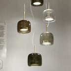 Modern Glass Pendant Light LED Hanging Ceiling Lamp