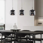 Modern Glass Pendant Light LED Hanging Ceiling Lamp