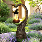 Enchanted Elephant Solar Garden Lamp