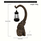 Enchanted Elephant Solar Garden Lamp