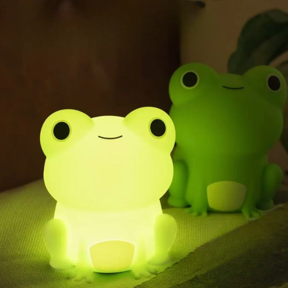 SqueezeBuddies Night Light Rechargeable Silicone Table Lamp
