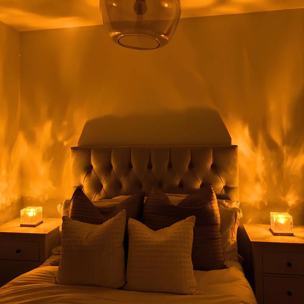 Aurora Northern Lights Cube LED Table Lamp