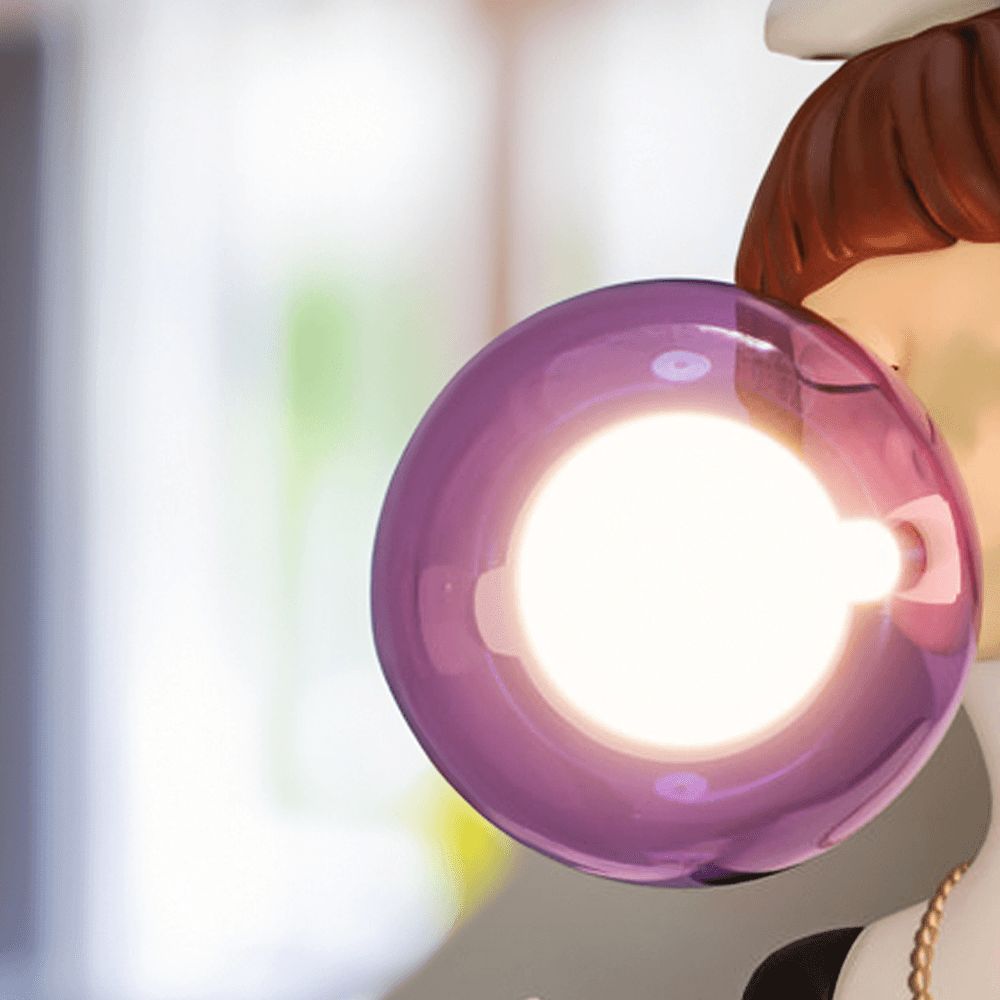 Glass Bubble Accessory Replacement Shade For Bubble Girls Lamp
