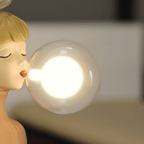 Glass Bubble Accessory Replacement Shade For Bubble Girls Lamp