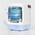 Mini Evaporative Air Cooler, HydroChill Tech, Portable