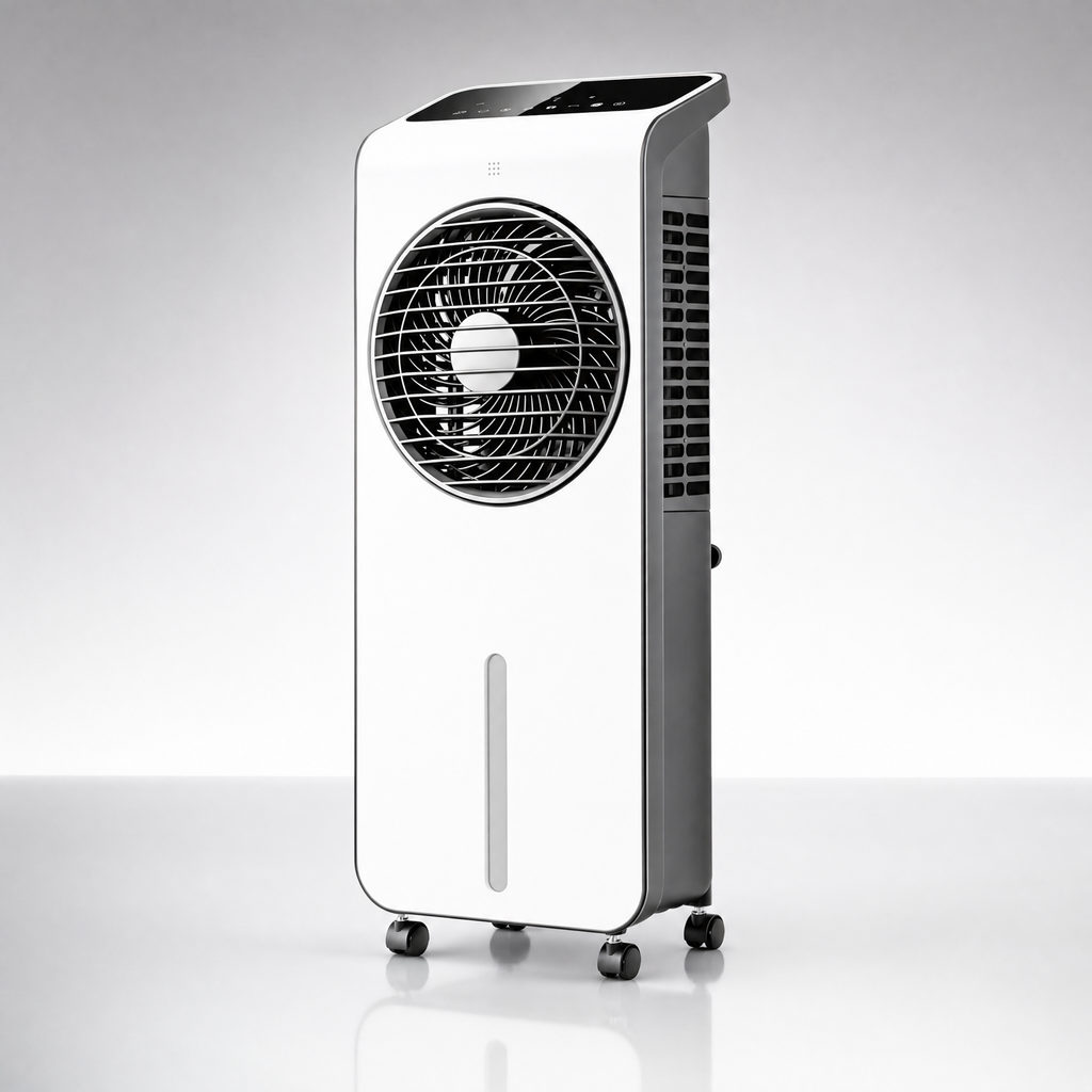 Evaporative Air Cooler, 12-Hour Timer & Remote, Quiet