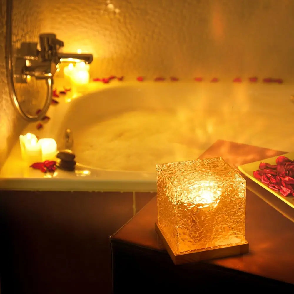 Aurora Northern Lights Cube LED Table Lamp