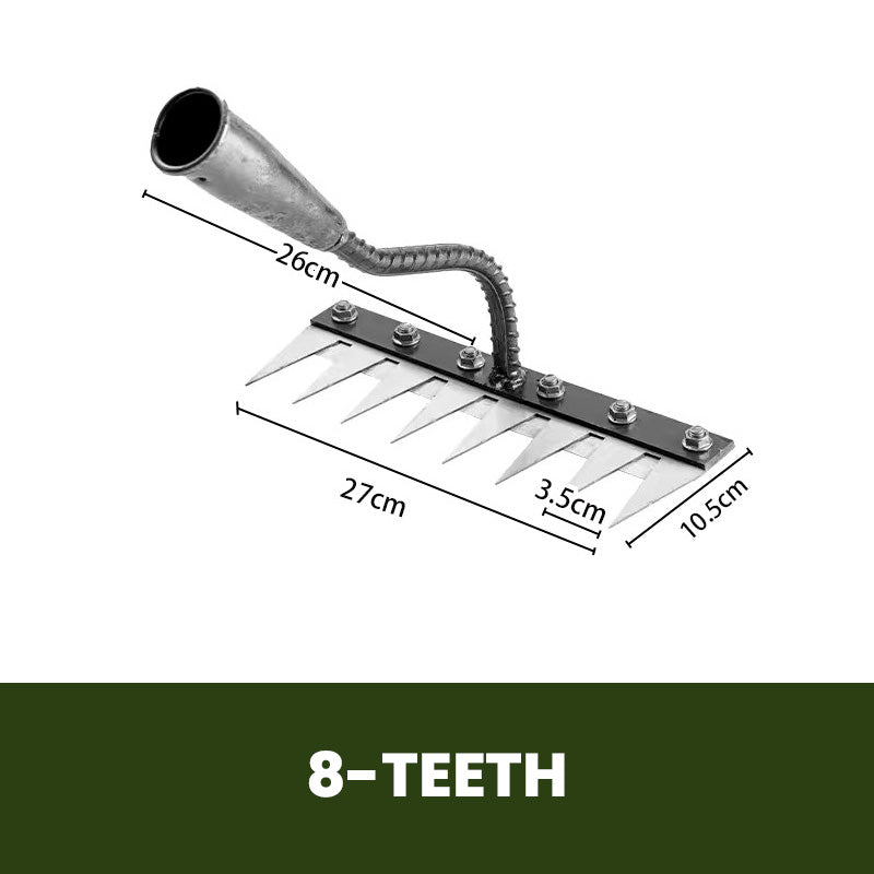 Versatile Handle Rake Heads for Lawn and Garden Work