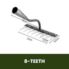 Versatile Handle Rake Heads for Lawn and Garden Work