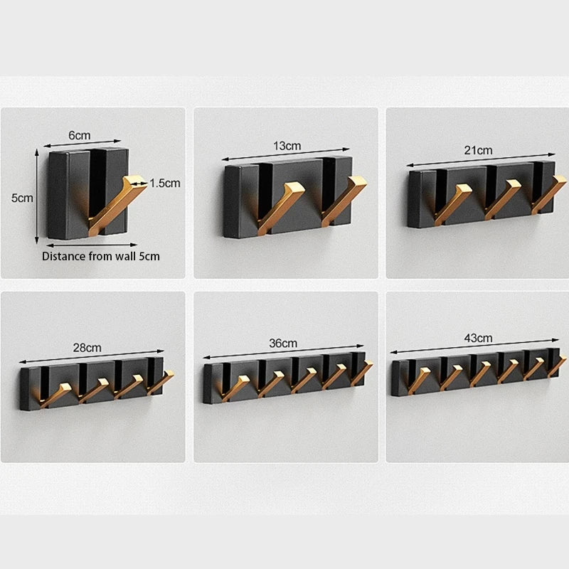 Foldable Wall Hook Minimalist Stainless Steel Wall Hanger