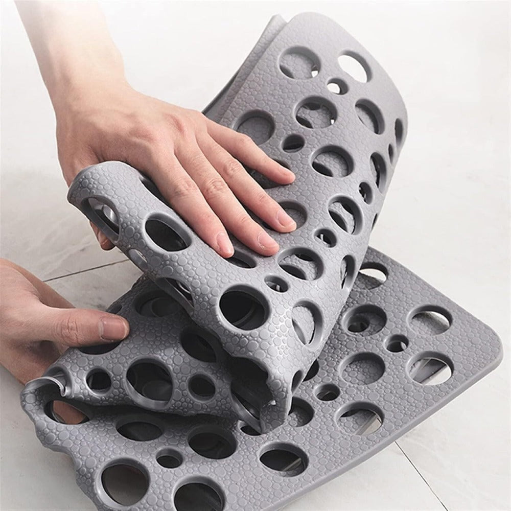 Non Slip Shower Mat Hygienic Bath Mat With Suction Cups