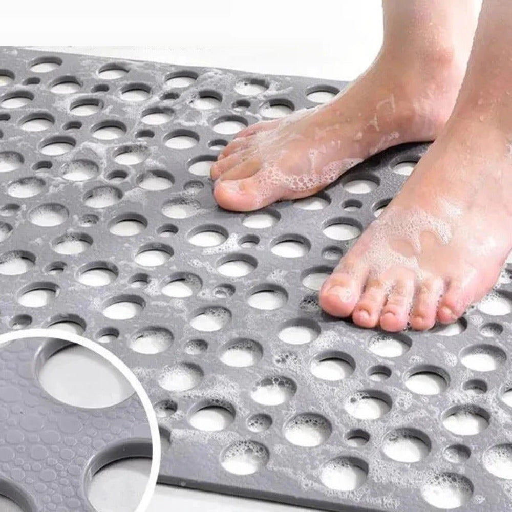 Non Slip Shower Mat Hygienic Bath Mat With Suction Cups