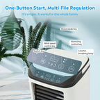 Portable air conditioner with 3-speed fan speed, cooling fans that blow cold air, mini portable air conditioner.