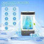 Portable air conditioner with 3-speed fan speed, cooling fans that blow cold air, mini portable air conditioner.