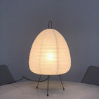 Japanese Rice Paper Table Lamp Retro Wabi Sabi Design