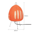 Japanese Rice Paper Table Lamp Retro Wabi Sabi Design