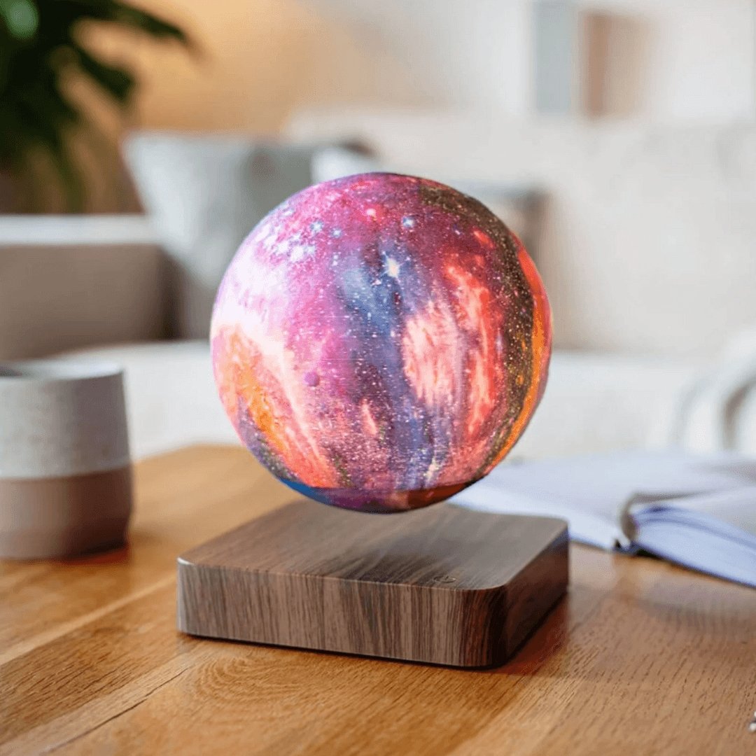 Levitating Galaxy Moon Lamp Magnetic Floating LED Light