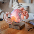 Levitating Galaxy Moon Lamp Magnetic Floating LED Light
