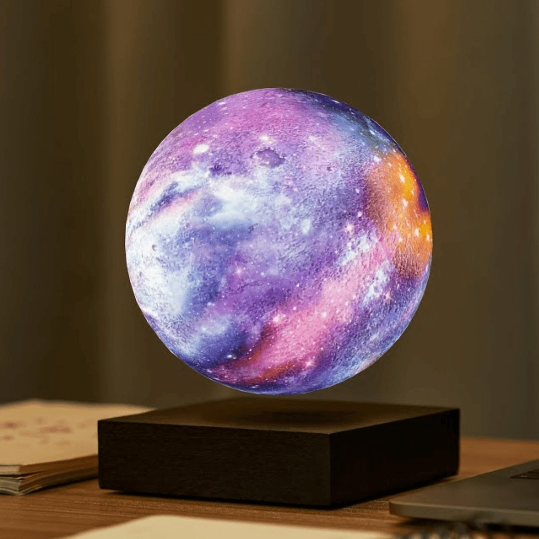 Levitating Galaxy Moon Lamp Magnetic Floating LED Light