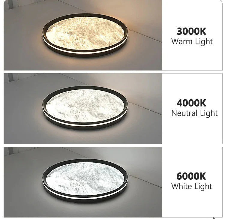 Moon Ceiling Light – Nordic LED, Dimmable, Adjustable Color, Remote