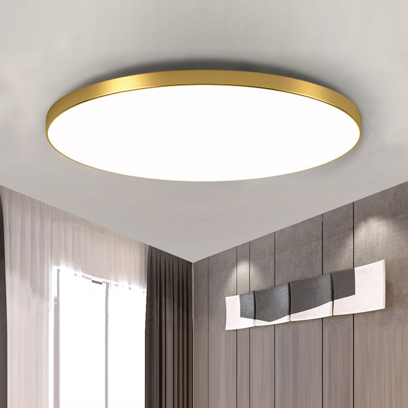 Round LED Ceiling Light Modern Flush Mount Lamp