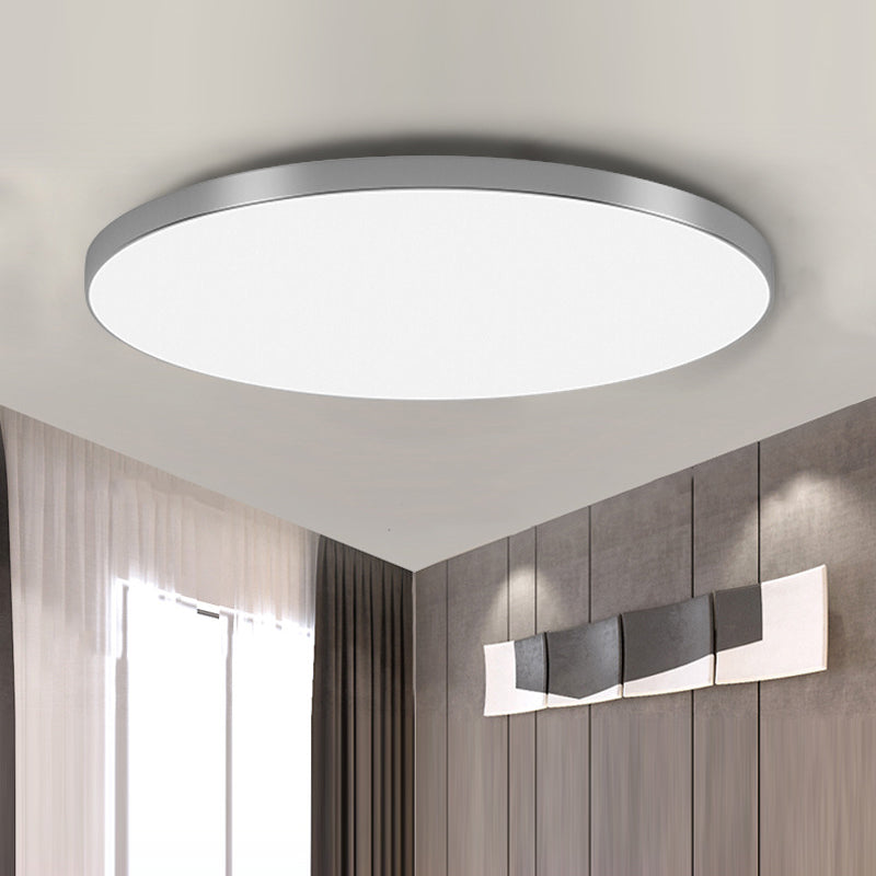 Round LED Ceiling Light Modern Flush Mount Lamp