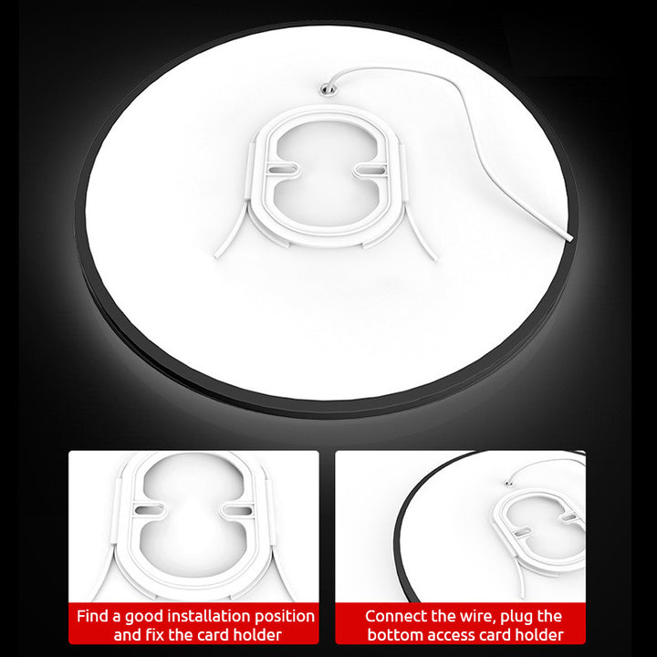 Round LED Ceiling Light Modern Flush Mount Lamp