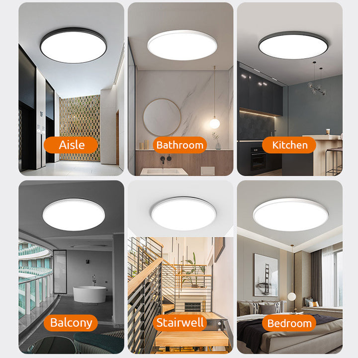 Round LED Ceiling Light Modern Flush Mount Lamp