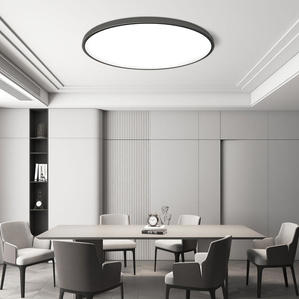 Round LED Ceiling Light Modern Flush Mount Lamp