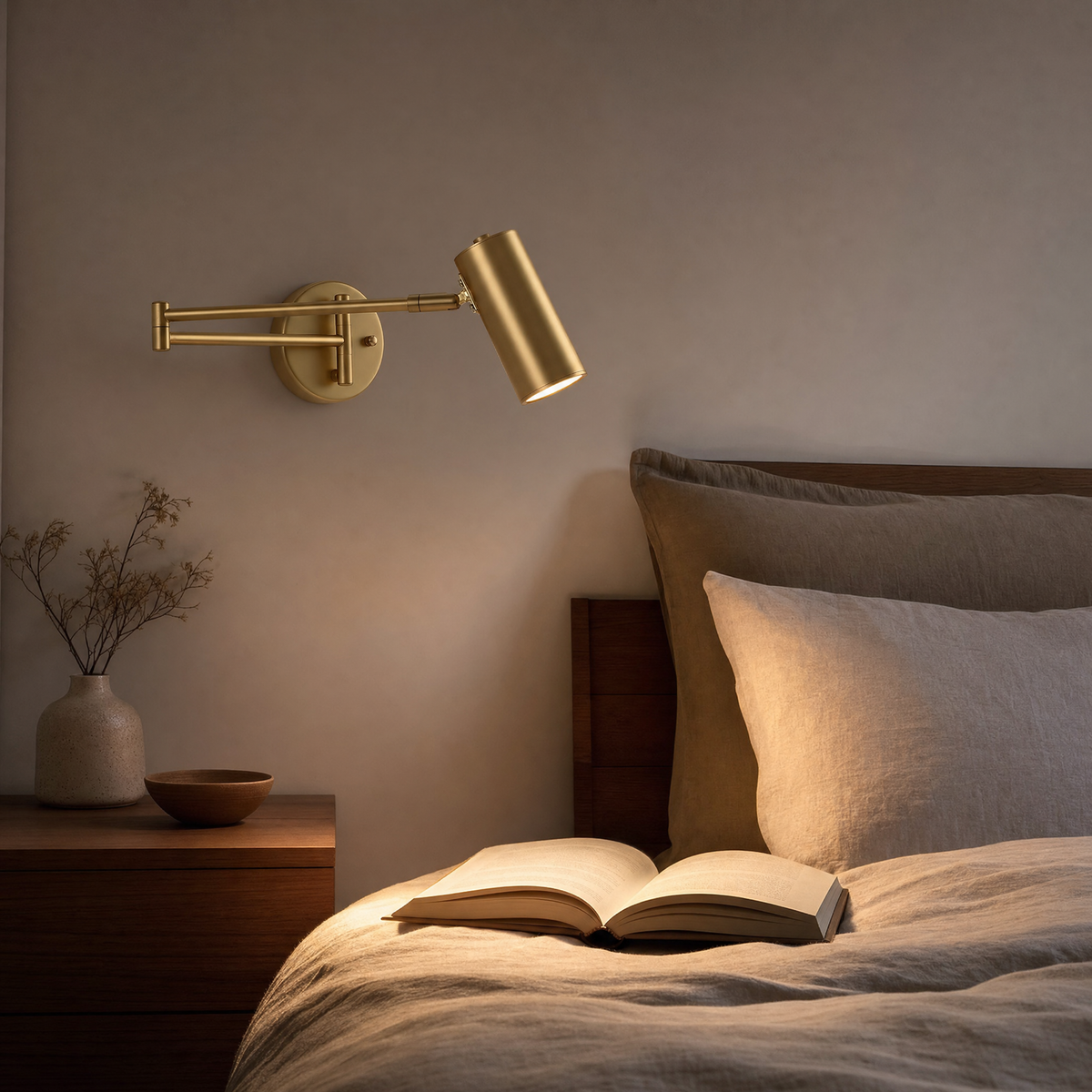 Pull the light to your book, not the room