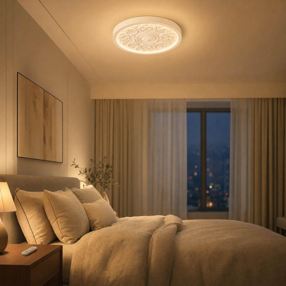 Three light colours from one remote